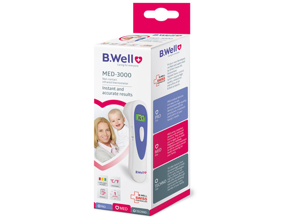 Nhiệt kế hồng ngoại B.Well Swiss Med-3000