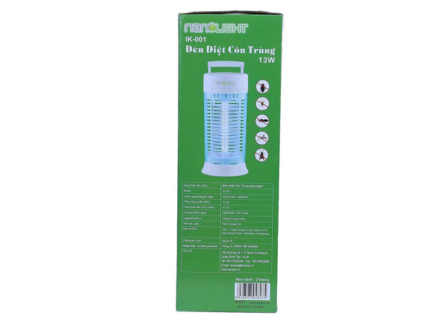 Đèn diệt muỗi và côn trùng Nanolight IK-001