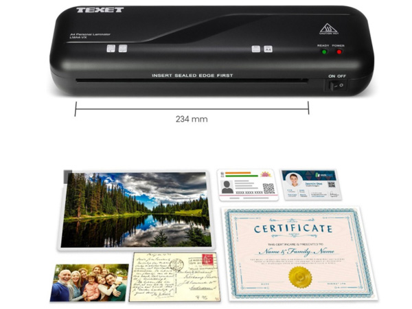 Máy ép nhựa tự động A4 Texet LMA4-VX