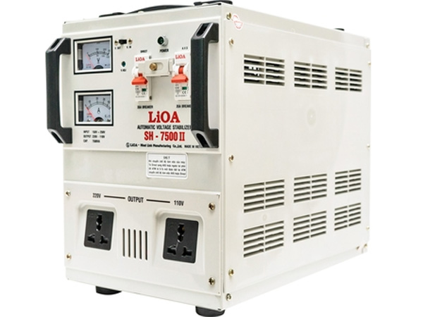 Ổn áp 1 pha Lioa 7.5KVA SH 7500II