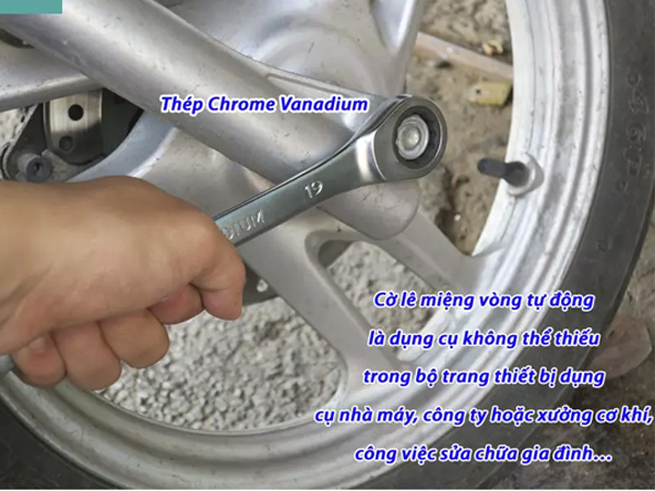 Bộ cờ lê vòng miệng tự động 8 chi tiết Whirlpower 1244-TV01-0608