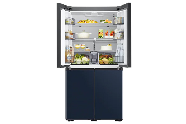 Tủ lạnh Samsung Bespoke multidoor 599 lít RF60A91R177/SV (2 màu trắng và xanh navy)