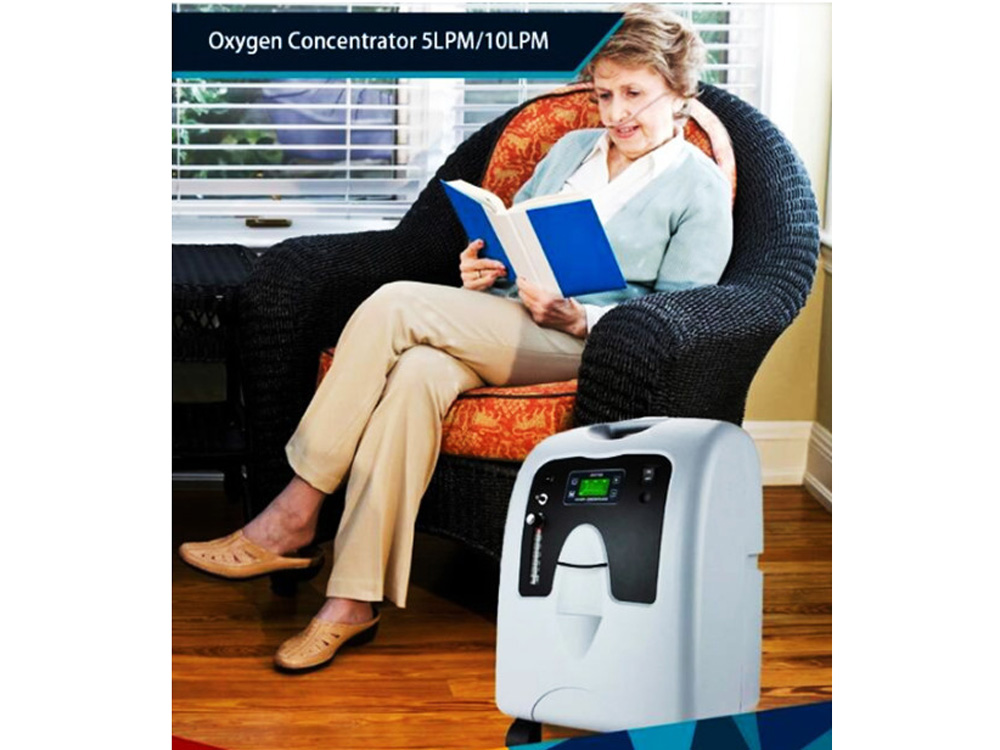 Máy tạo oxy 5 lít Oxytek OX-5A - có chức năng xông mũi họng