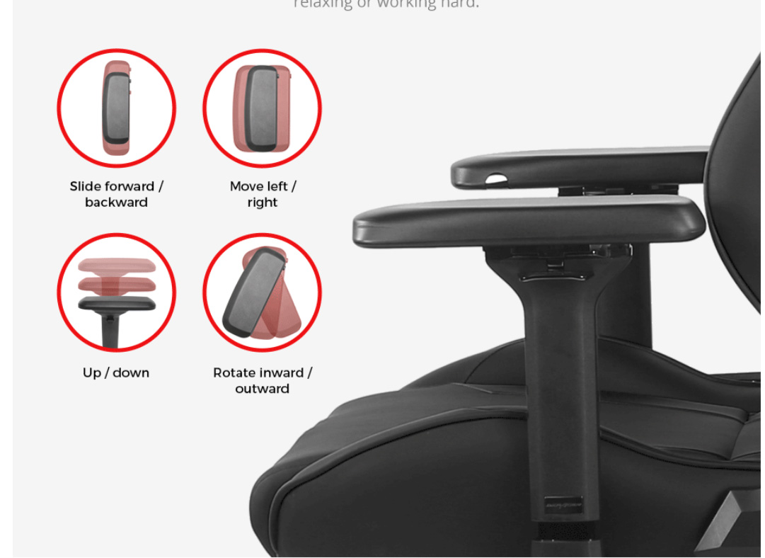 Ghế game DXRacer G Series OH/D8200/NR (GC-G001-NR-B2-423)