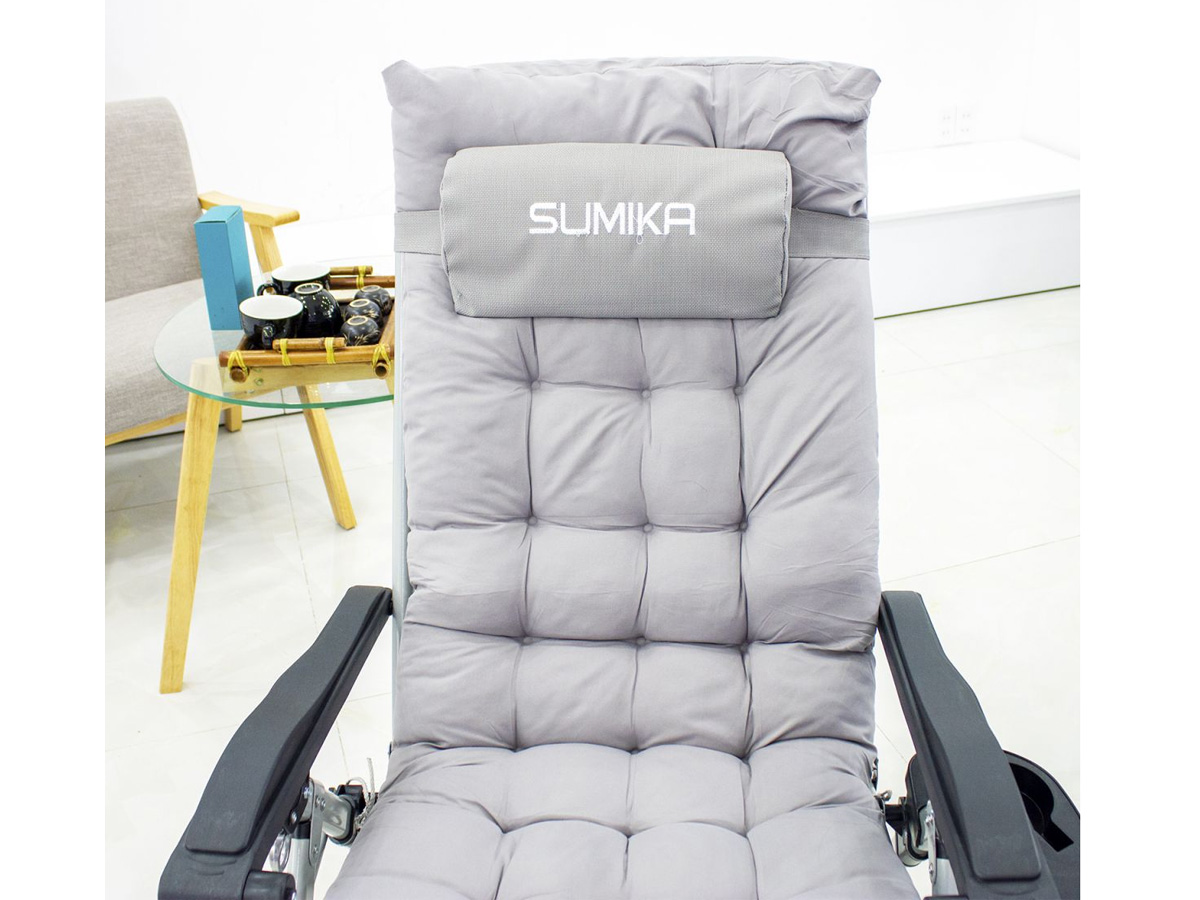 Ghế xếp thư giãn Sumika 179M (Khóa kim loại, kèm nệm)