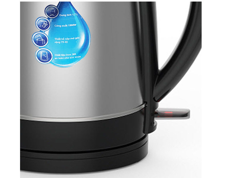 Bình đun siêu tốc Midea MK-17SE