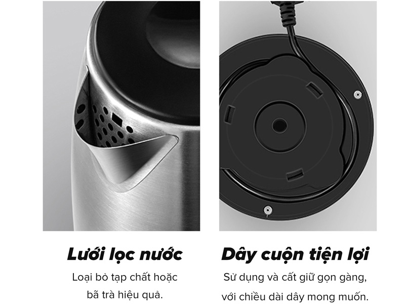 Bình đun siêu tốc Midea MK-17SE