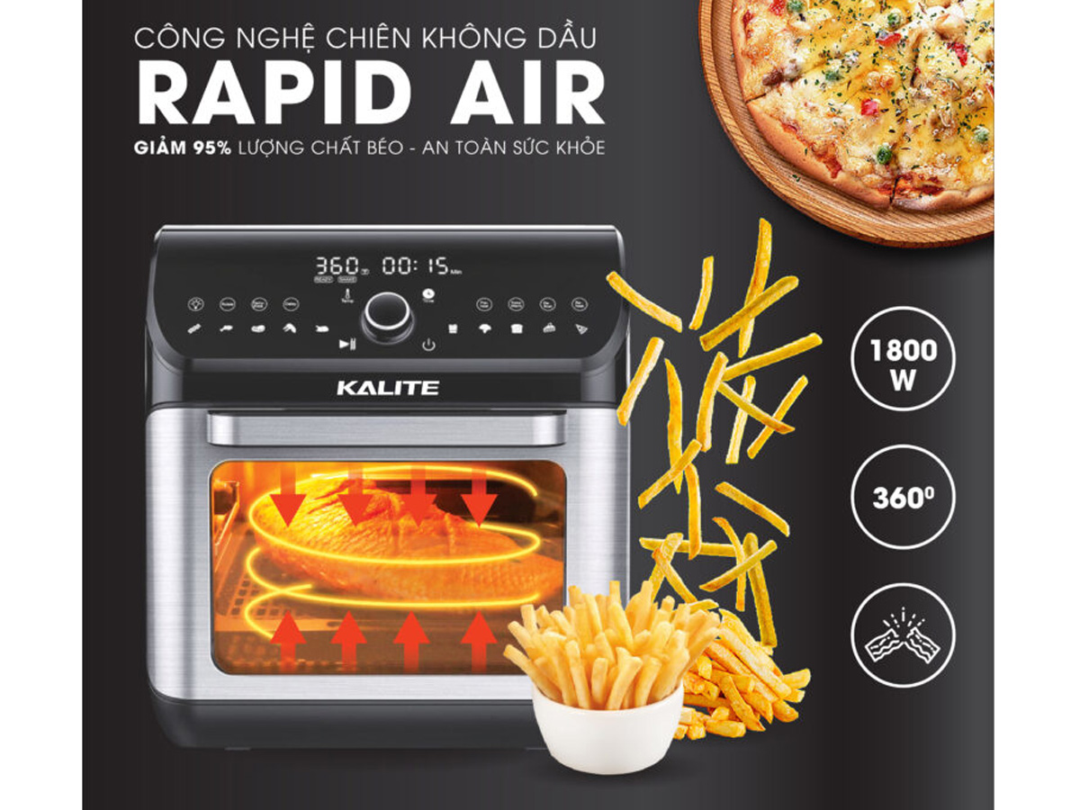 Nồi chiên không dầu Kalite KL-1200