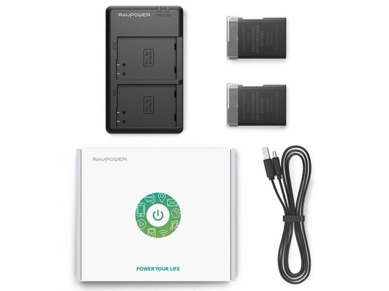 Pin máy ảnh Nikon EN-EL14 chính hãng RAVPower RP-BC002