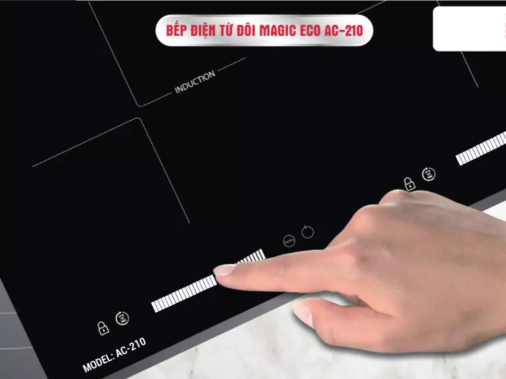 Bếp đôi điện từ Magic Eco AC-210