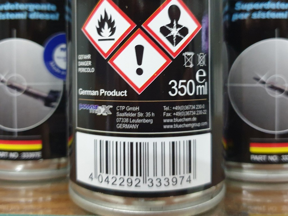 Dung dịch vệ sinh toàn diện hệ thống diesel Bluechem 350ml