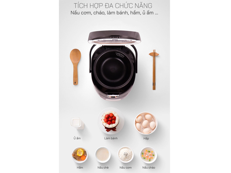 Nồi cơm điện cao tần Sato 18CT015 1.8 lít