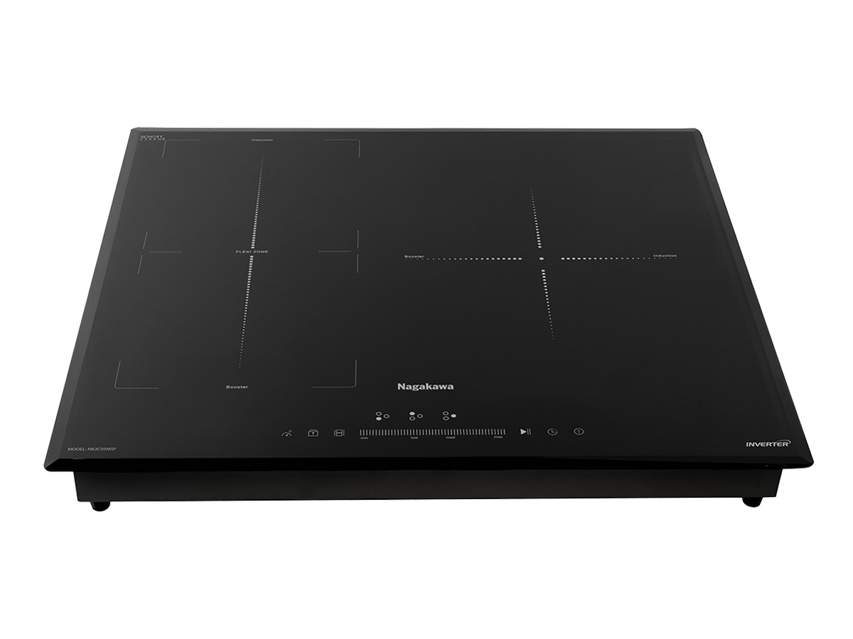 Bếp điện từ 3 vùng nấu thông minh Nagakawa NK3C05MSF (Tính năng Flexizone)