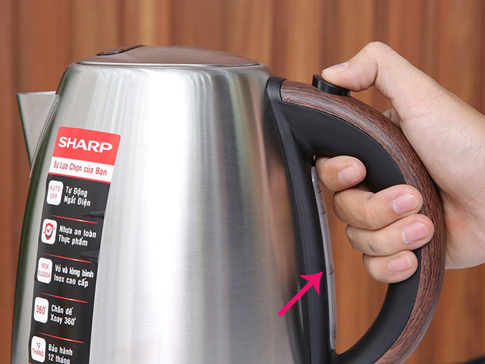 Bình đun siêu tốc Sharp EKJ-17EVSD-WD