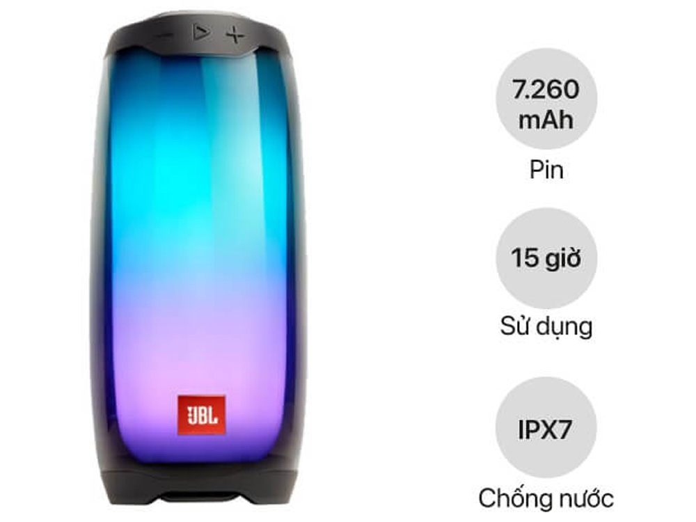 Loa di động JBL Pulse 4 kết nối đa thiết bị