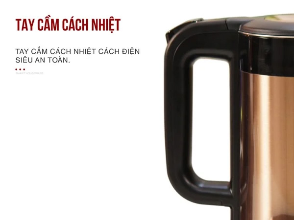 Ấm siêu tốc thông minh 2 lớp Masuto 1.7L GS-EK15