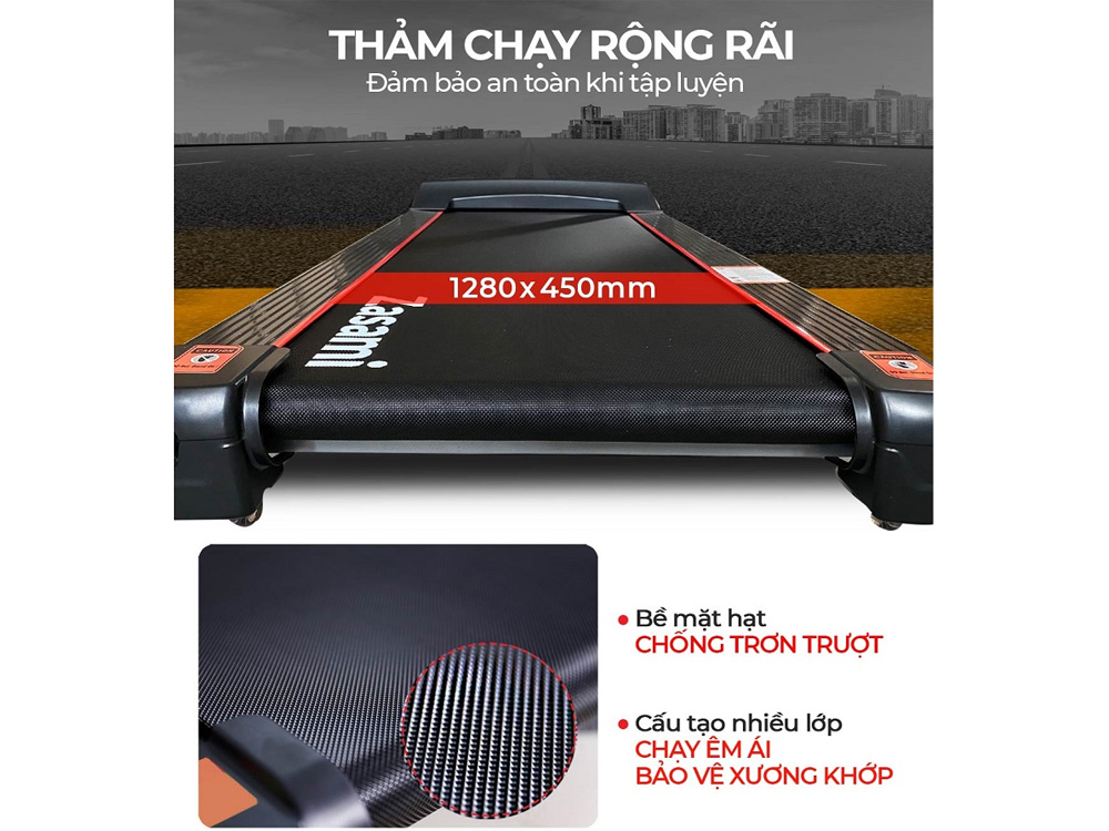 Máy chạy bộ đa năng Zasami KZ-Y545M