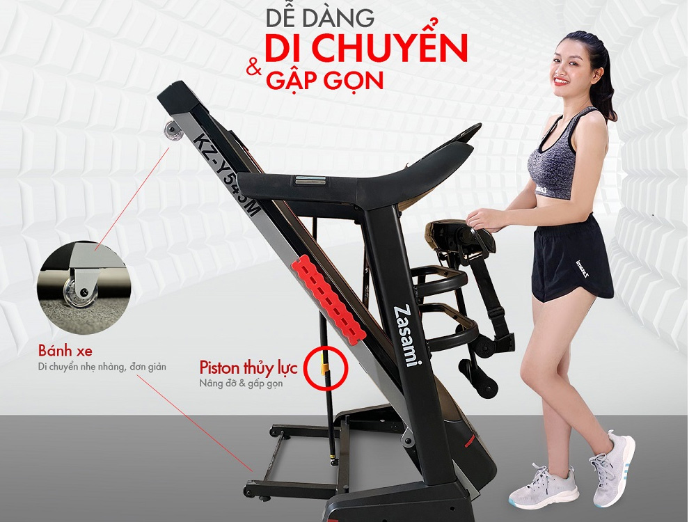 Máy chạy bộ đa năng Zasami KZ-Y545M