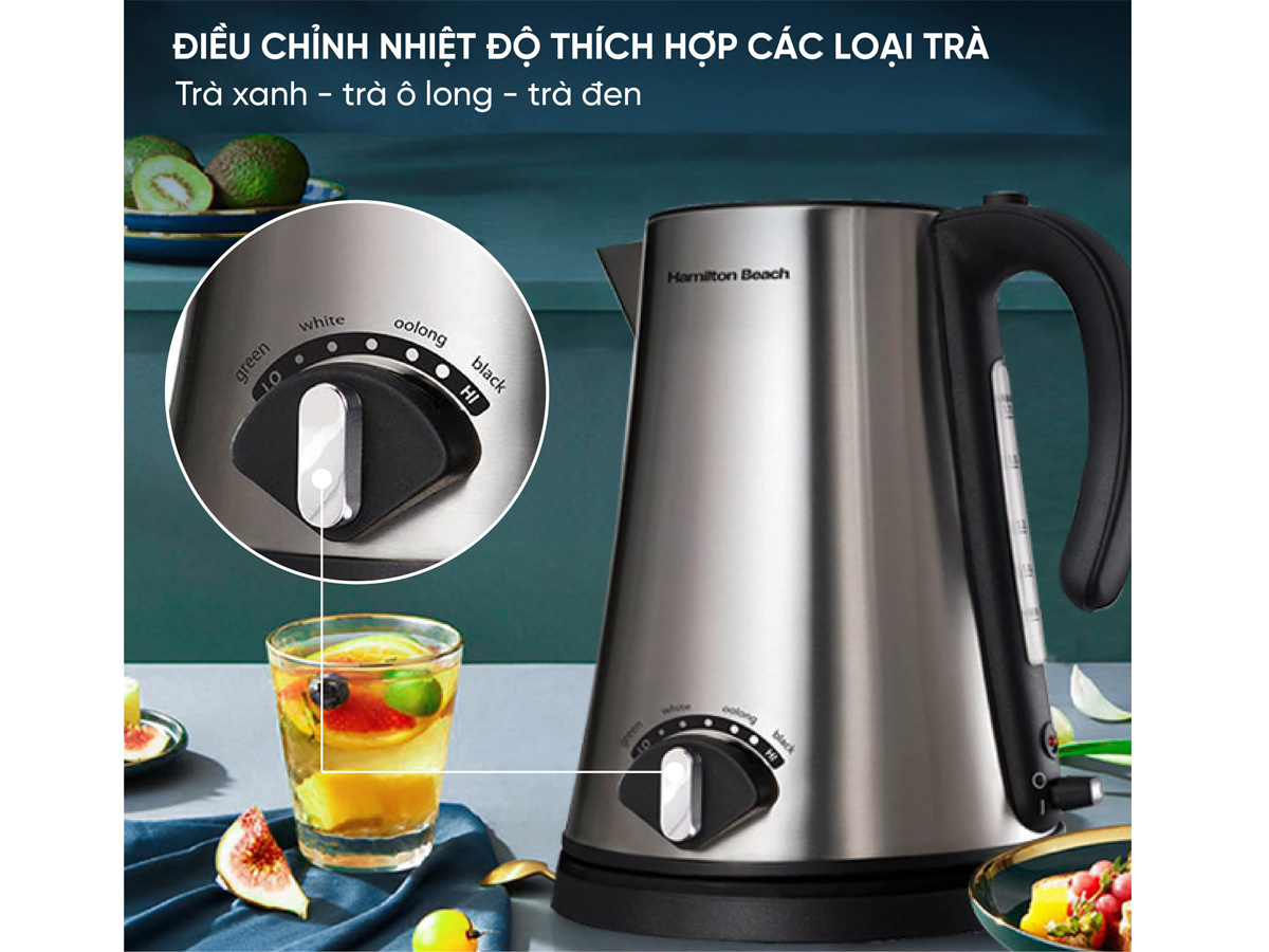 Ấm siêu tốc Hamilton Beach có thể điều chỉnh nhiệt độ - 40992-SAU