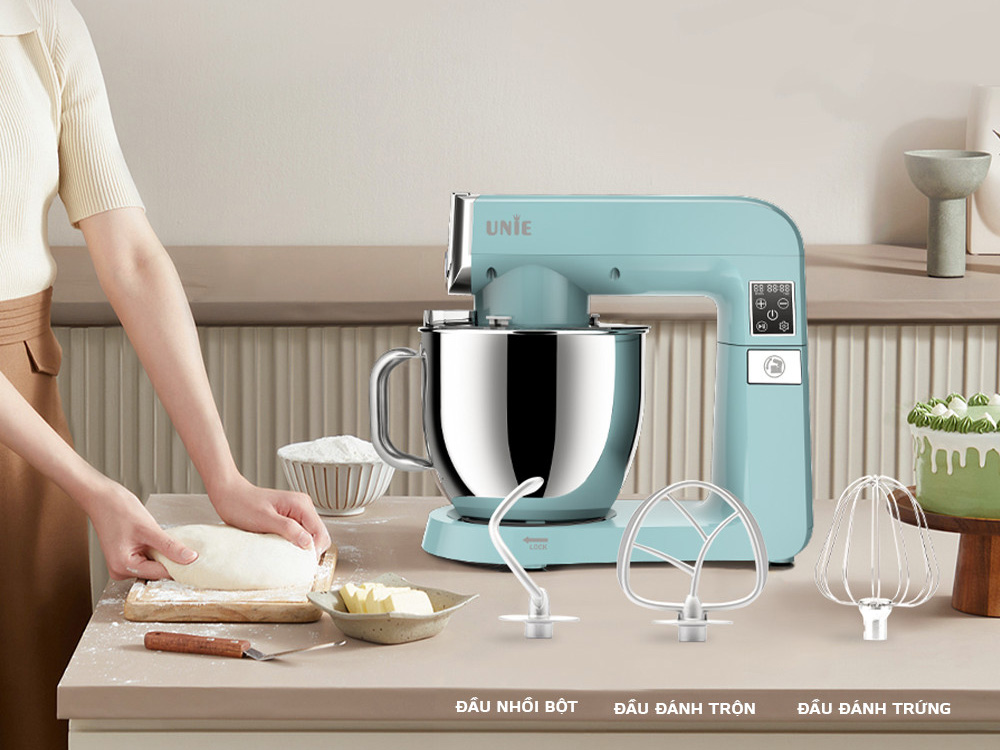 Máy nhồi, trộn bột đánh trứng đa năng UNIE UE-990