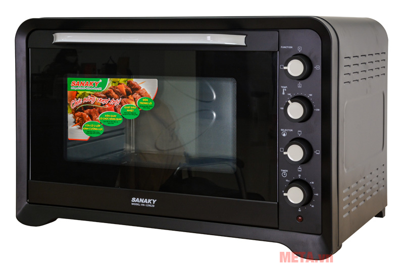 Lò nướng Sanaky VH-129S2D 120 lít màu đen