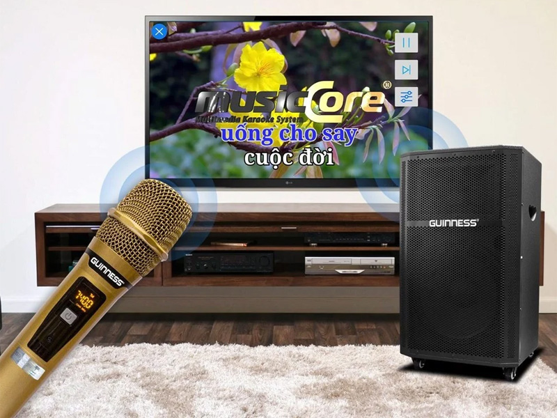 Loa kéo di động Guinness GX-1535(B)