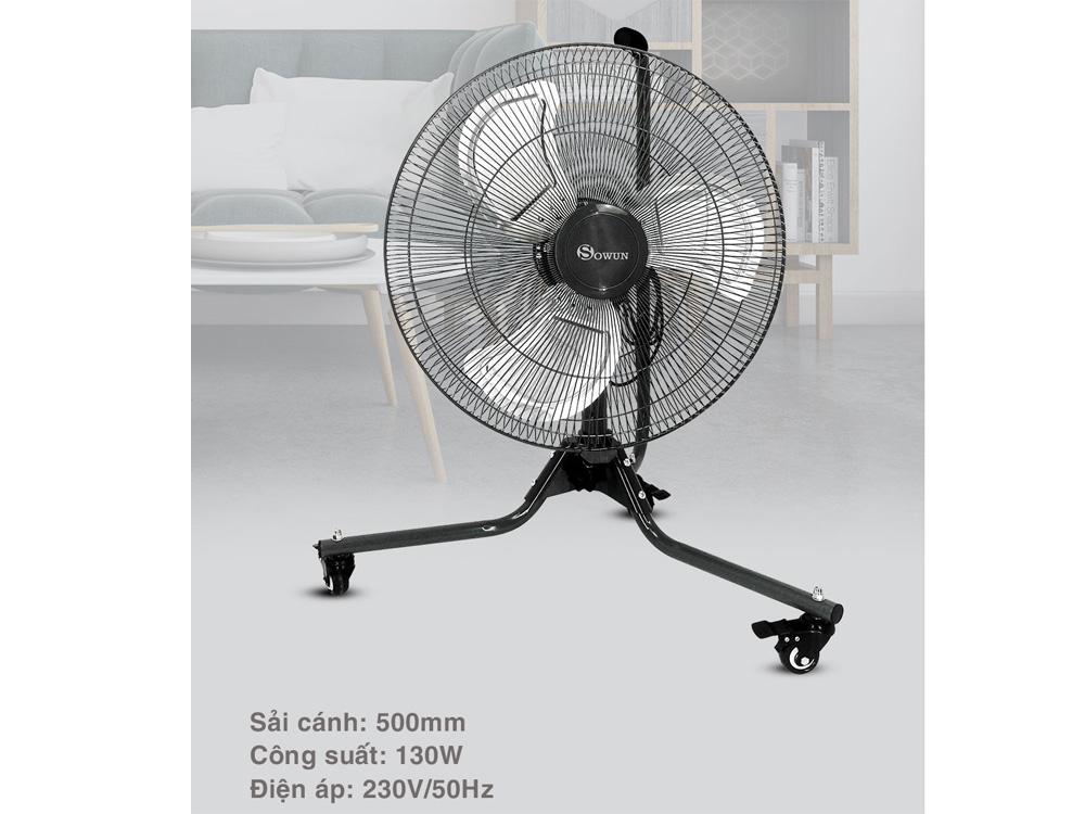 Quạt xe đẩy công nghiệp Sowun SW 825