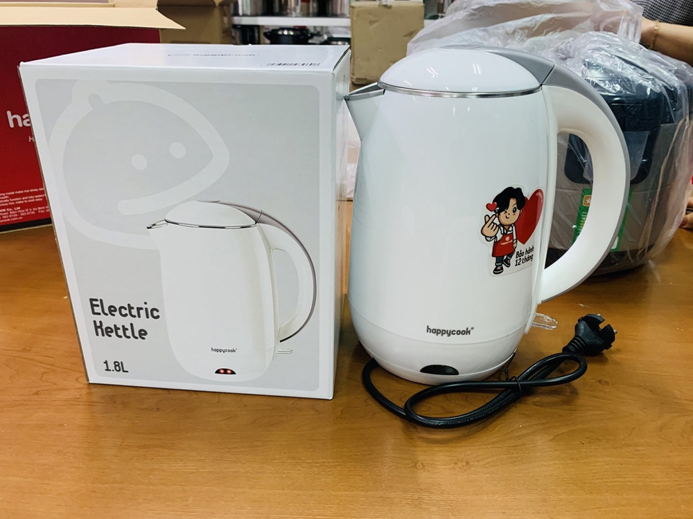 Ấm siêu tốc Happy Cook 1.8L HEK-180PW