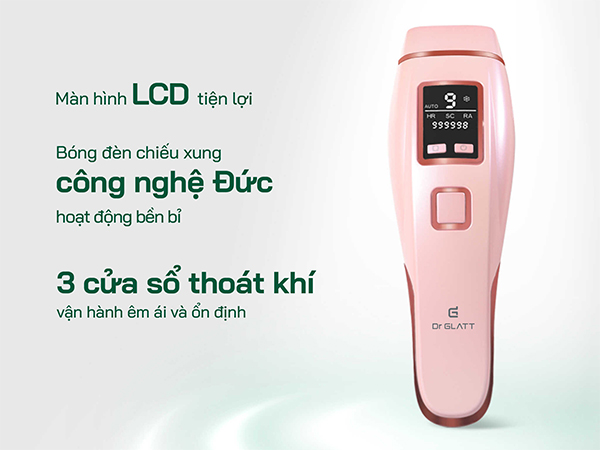 Máy triệt lông và trẻ hoá da DR.GLATT IPL PRO (GL21-703)