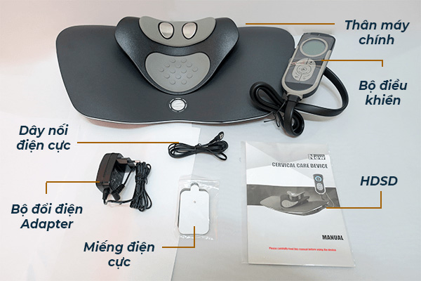 Máy massage trị liệu đau đốt sống cổ Alphay JKAH-3