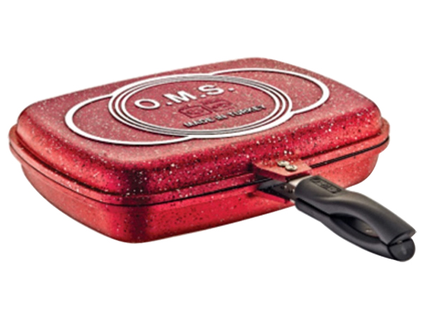 Chảo chiên nướng 2 mặt không dầu Eco Granite O.M.S 3215.00.12