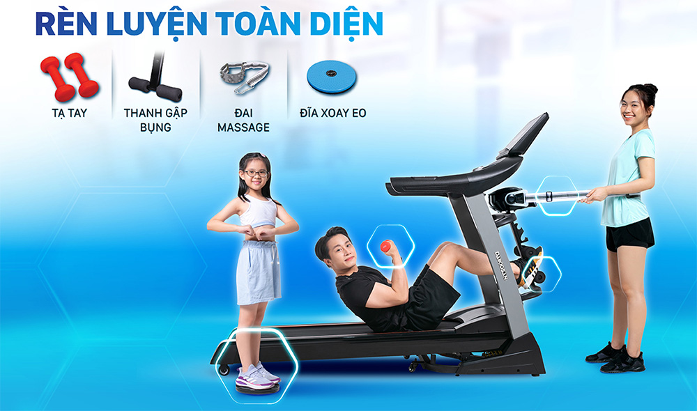 Máy chạy bộ Daikiosan DVCB-00008