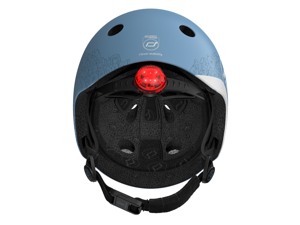 Mũ đội đầu phản quang cho bé Scoot and Ride size XXS