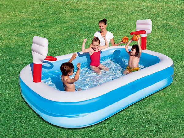 Bể phao 2 in 1 ném bóng rổ Bestway 54122