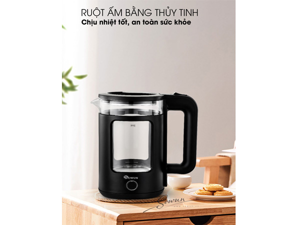 Ấm siêu tốc 1.8 lít Sowun SW 1609