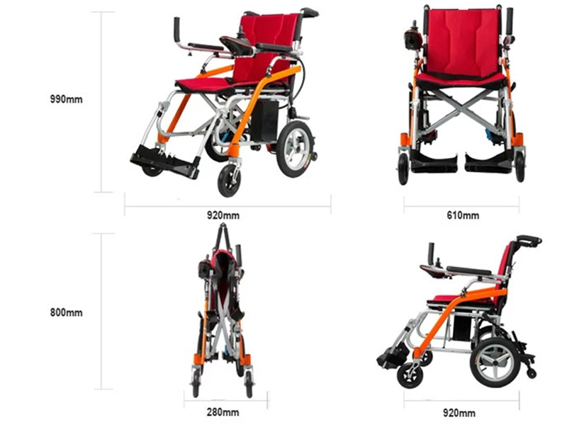 Xe lăn điện siêu nhẹ gấp gọn Gentle 120E (Mang trên máy bay)