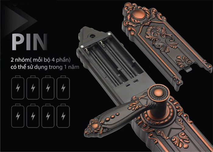 Khóa điện tử Archie AJ2011B-04A-KT