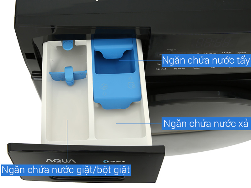 Máy giặt lồng ngang Aqua AQD-D1002G.BK (10kg)