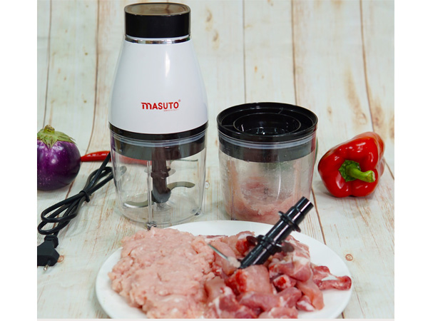 Máy xay đa năng Masuto cối cường lực nhựa PC công nghệ Nhật Bản FP118 (0.7L)