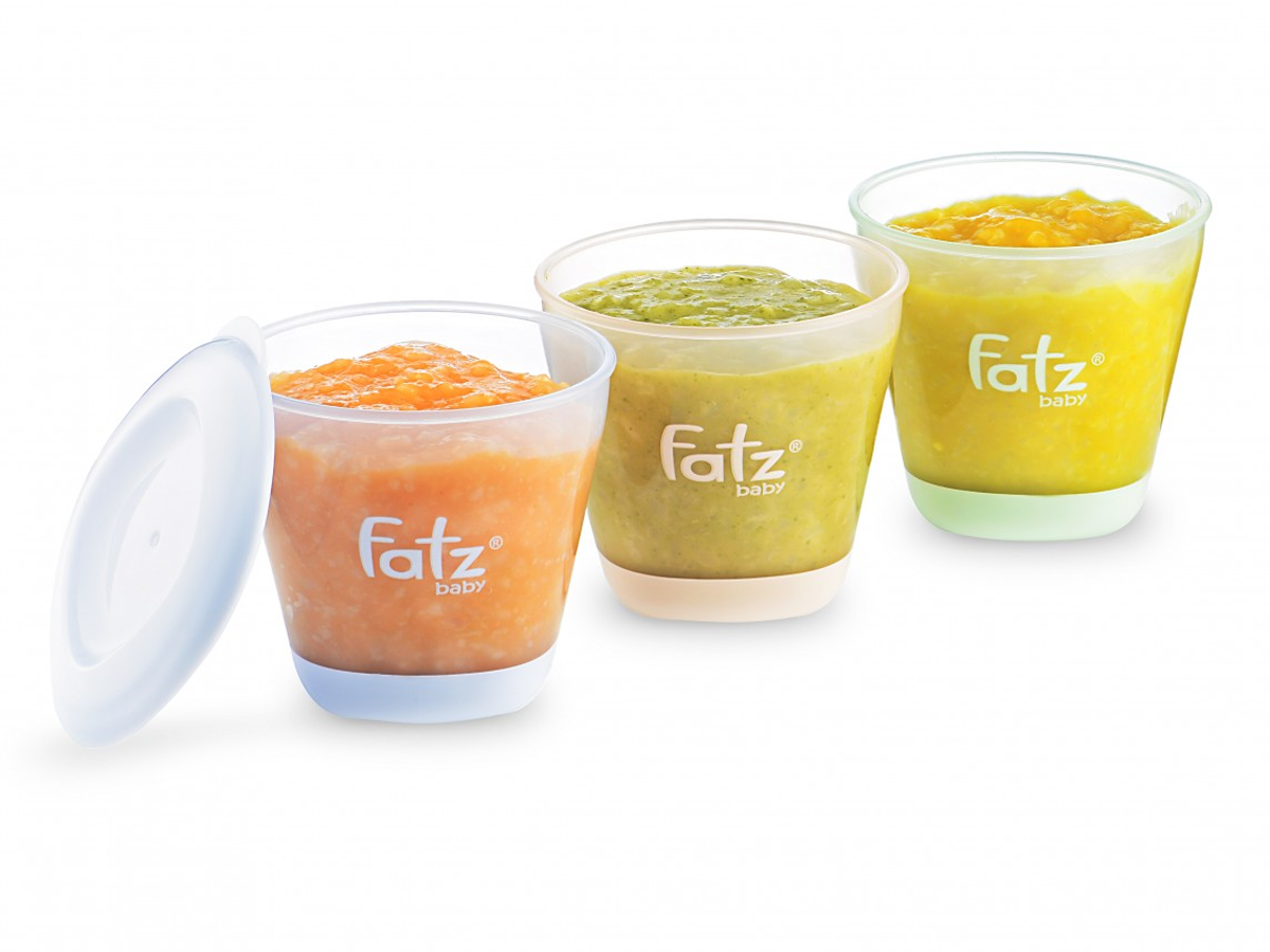 Bộ cốc trữ thức ăn dặm Fatzbaby FB0060N 150ml