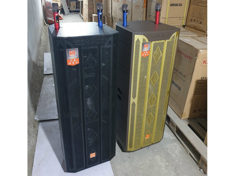 Loa kéo Sonaco SA-215A, vỏ gỗ, 2 Bass 40cm