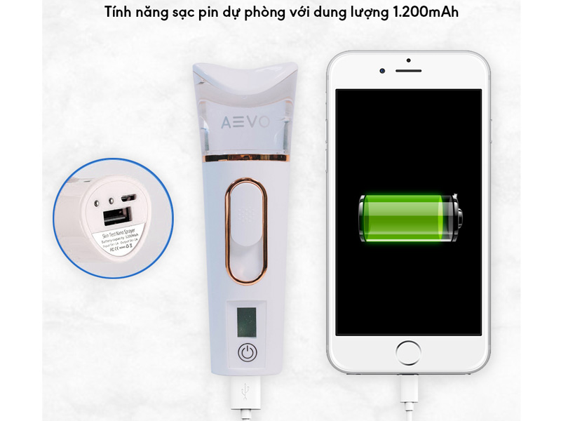 Máy cấp ẩm AEVO Nano Sprayer (máy phun nano AE68-051P)