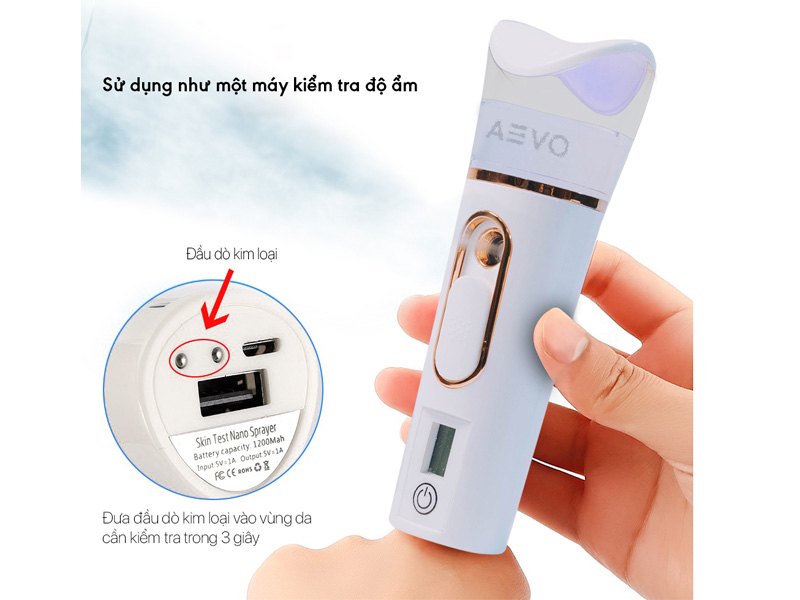 Máy cấp ẩm AEVO Nano Sprayer (máy phun nano AE68-051P)