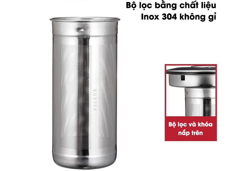 Ấm siêu tốc có lọc CH-1703D (Màu giao ngẫu nhiên)