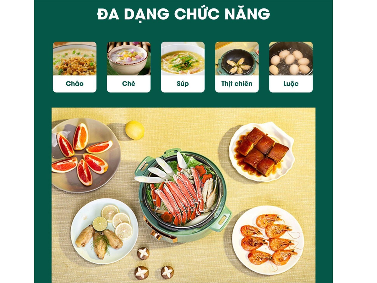 Nồi áp suất điện tử đa năng Chef&Chef CH-689VN