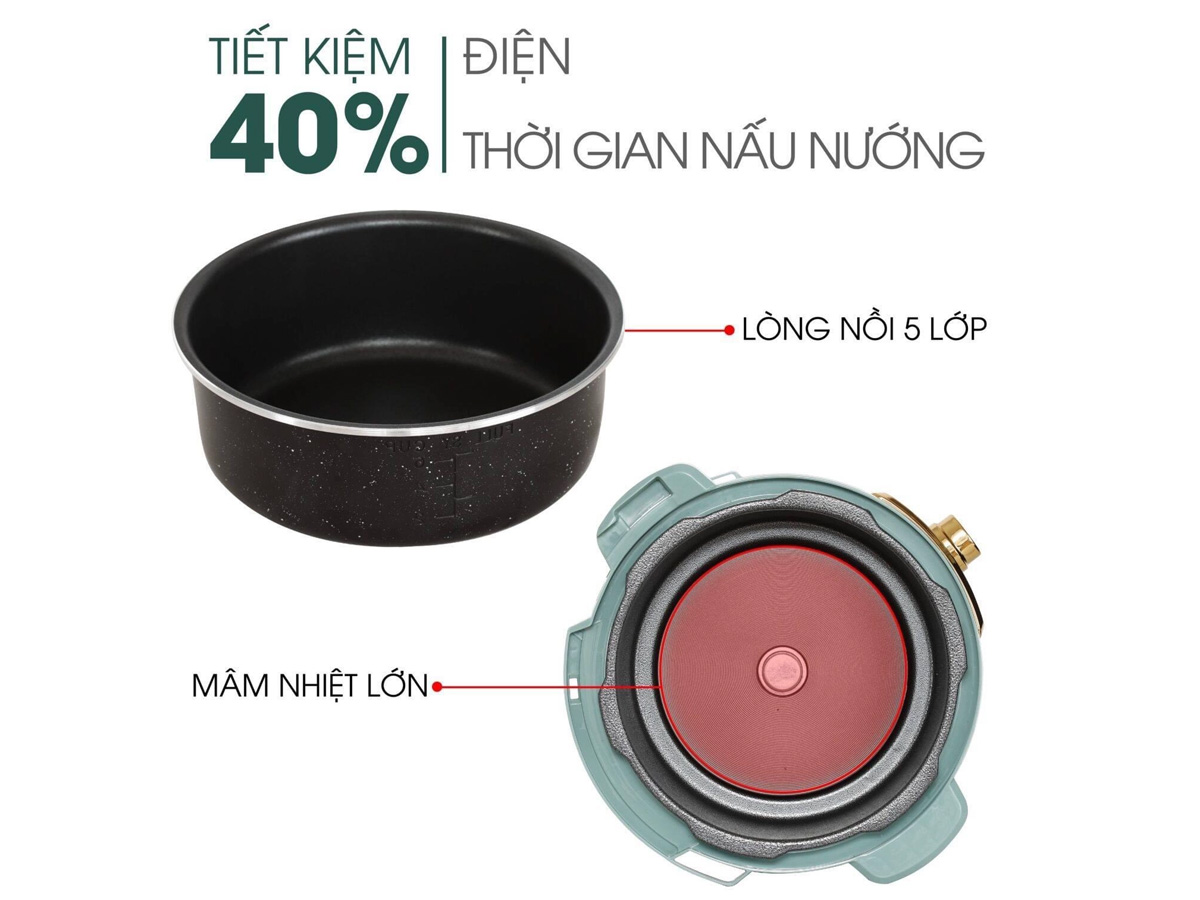 Nồi áp suất điện tử đa năng Chef&Chef CH-689VN