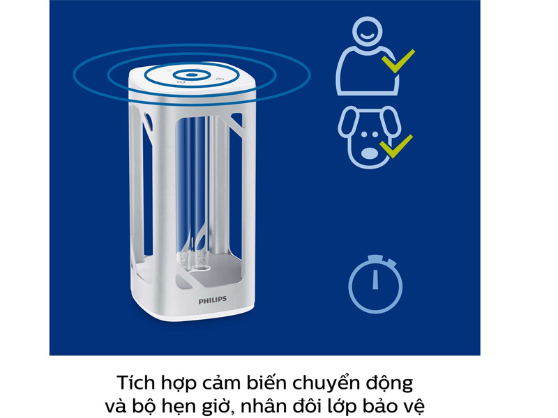 Đèn bàn diệt khuẩn UVC Philips