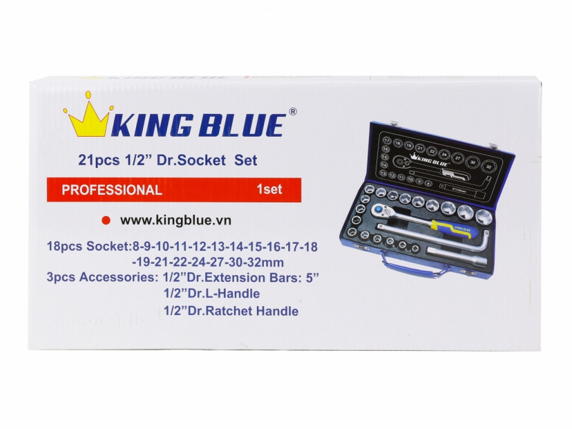 Bộ tuýp cần tự động 21 chi tiết Kingblue KLG-21
