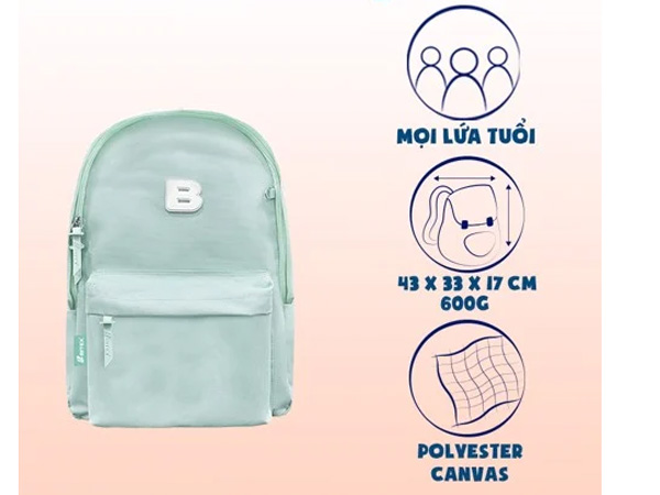 Ba lô TT Be Unique B-018 (Xanh)