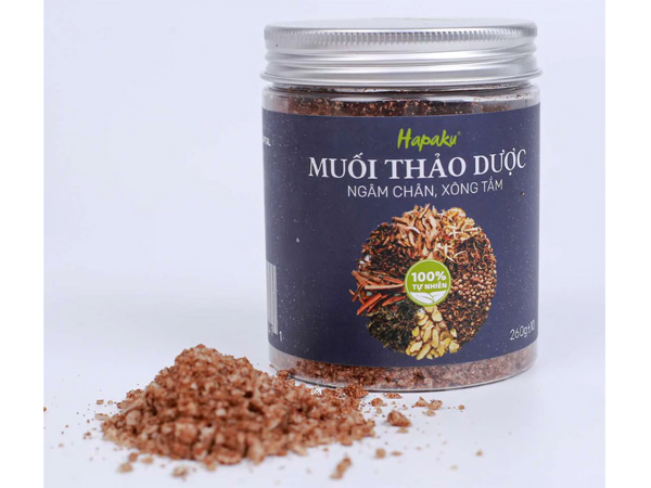 Muối ngâm chân thảo dược Hapaku 260gr